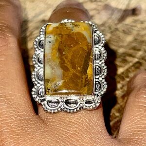 Golden Healer Quartz Ring Size 7
